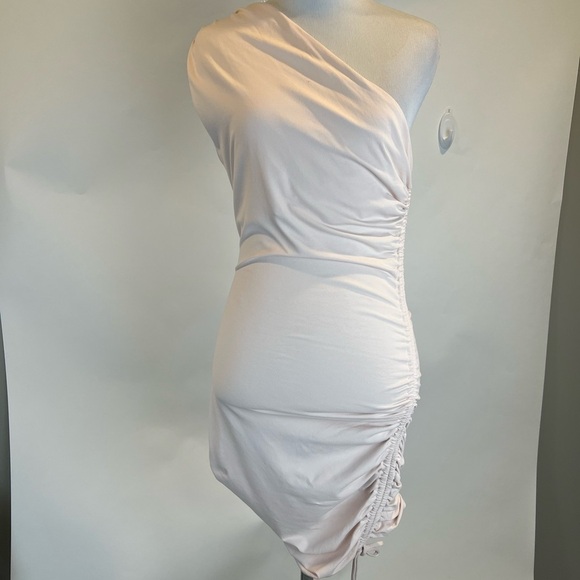 Susana Monaco One Arm Side String Ruched Dress SZ S - Picture 2 of 8